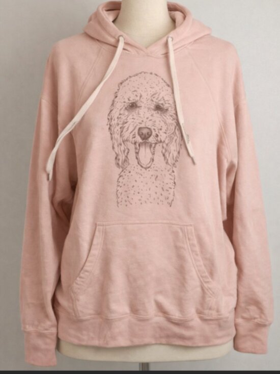 unbranded Sweaters - Dog Print Shirt Graphic Pink Top